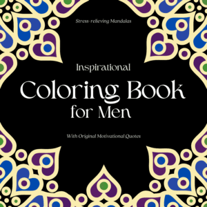 Inspirational Coloring book for Men